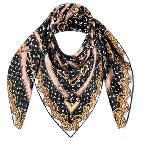 foulard louis vuitton nero|Foulard in Seta e Bandeaux Donna .